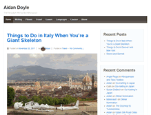 Tablet Screenshot of aidandoyle.net